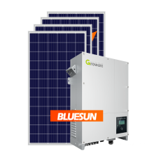 Bluesun 30kw on grid solar power system grid tied solar system for solar green house